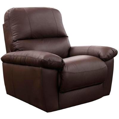 Poltrona Reclinável Elétrica Power Touch Couro Capuccino