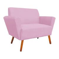 Kit 01 Namoradeira E Poltrona Dora Rosa Bebê - 4