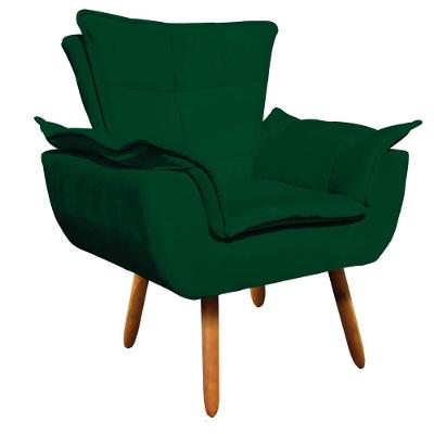Poltrona Opala Suede Verde