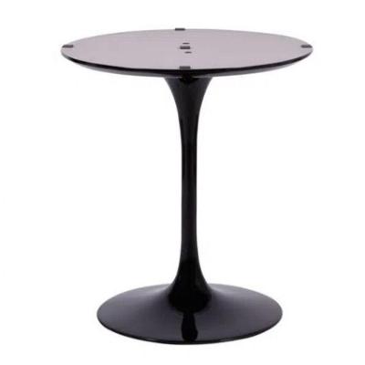 Base De Mesa De Jantar 80Cm Até 120Cm Preto Branco