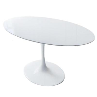 Mesa De Jantar Redonda 60 Cm + Vidro Temperado Branco