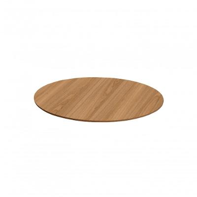 Tampo Em Mdf Redondo 110cm - Freijó Marrom
