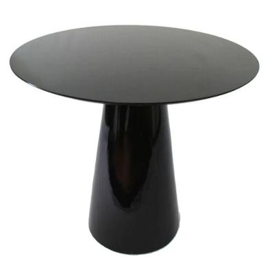 Mesa de Jantar Cone 110cm Laqueada Preto