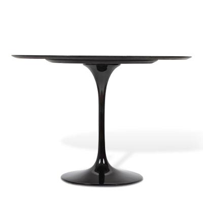 Mesa de Jantar Tulipa Redonda 80cm Laqueada Preto