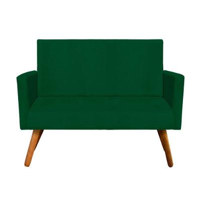 Namoradeira Nina Suede Pés Palito Castanho Verde
