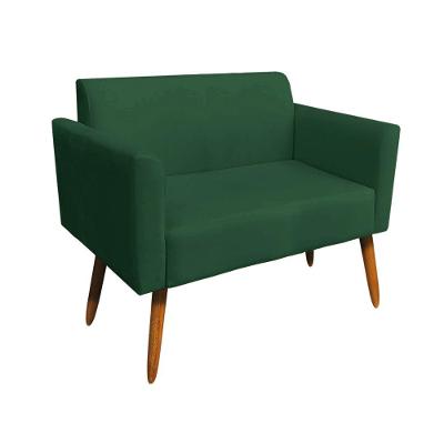 Namoradeira Marisa Suede Pés Palito Castanho Verde