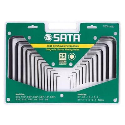 Ferramenta Sata Allen 25 Peças De 0,05" A 10Mm