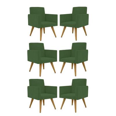 Kit 06 Poltronas Sala, Quarto, Escritorio verde
