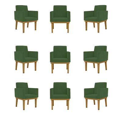 Kit 9 Poltronas Reforçada verde