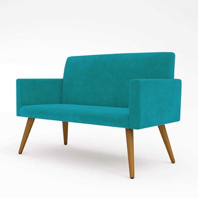 Namoradeira Poltrona azul-turquesa