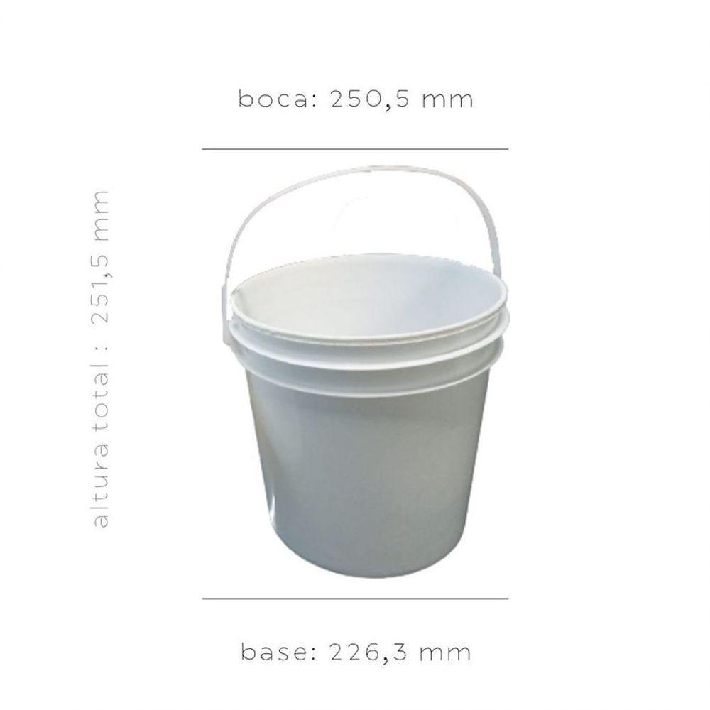 Balde Alça Plasticas Para Kits Militares 10 Litros 02 Pçs - 2