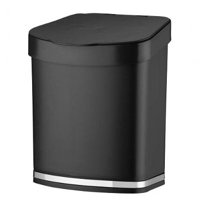 Lixeira Cozinha Banheiro 25L Preta Plastico Future 1258 Pt