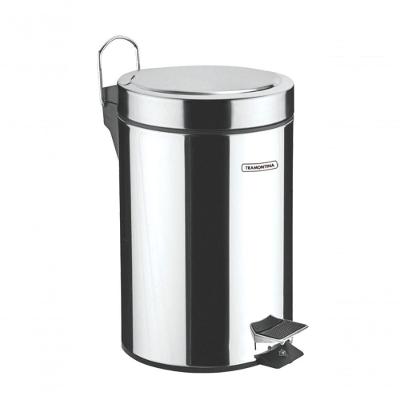Lixeira Inox Com Pedal 3 L Acabamento Polido