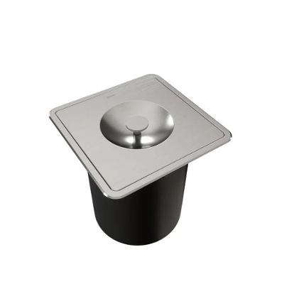 Lixeira De Embutir Quadrada 6l Docol