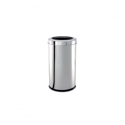 Lixeira Inox Com Aro 21,2 Litros Decorline ø 25 X 46 Cm