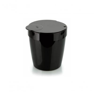 Lixeira Preta Infinity 5l Redonda Lx350ptf Ou Banheiro