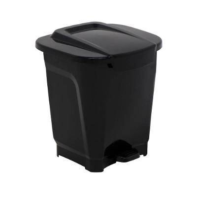 Lixeira Tramontina T-force Em Polipropileno Preto 25 Litros
