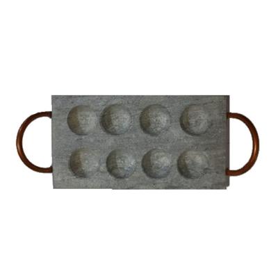 Provolera Retangular Pedra Sabão Pra Queijos 8 Furos 21X12Cm