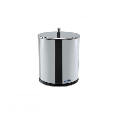 Lixeira Inox Tampa 5,4litros Decorlinelixeiras ø 18,5x23cm