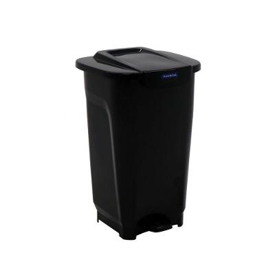 Lixeira Tramontina T-Force Em Polipropileno Preto 50 L