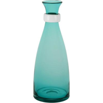 Blume Garrafa Decorativa 33X13X13Cm Vidro Azul