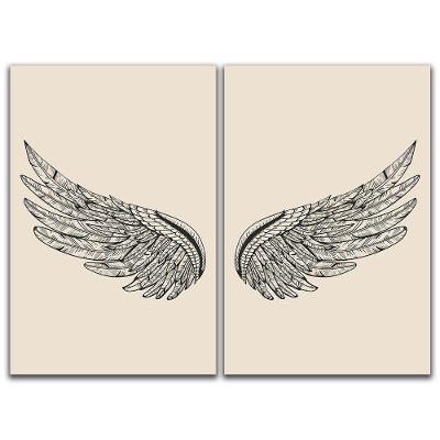 Kit Placas Quadros Decorativos 2 pçs 40x60 Asas