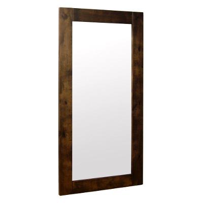 Espelho Retangular Decorativo Com Moldura 200x100 Canela
