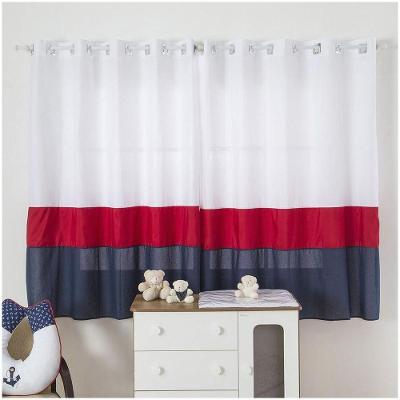 Cortina p/ Quarto de Bebê 2,70m x 1,50m p/ Varão Simples