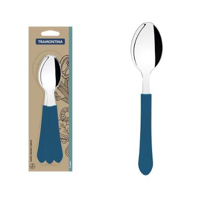 Conjunto de Colheres de Mesa Tramontina Leme Azul 3 Peças