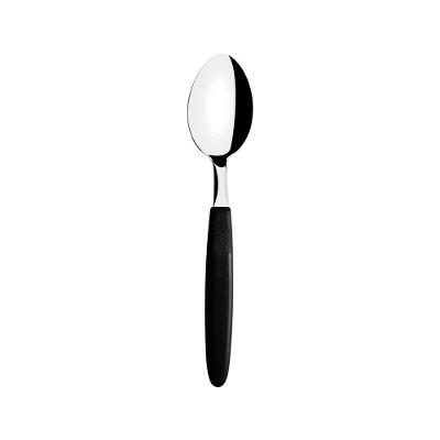 Conjunto Chá E Sobremesa Ipanema 36 Peças Lâminas Aço Inox Cabo Preto Ptop - Tramontina