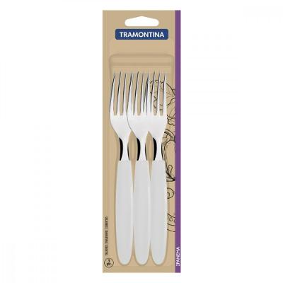 Conjunto de Garfos de Mesa Tramontina Ipanema Branco 3 Peças
