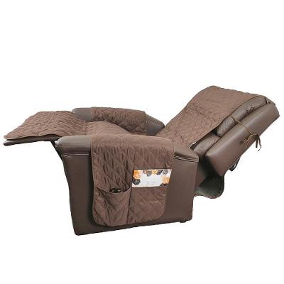 Protetor de Sofá Microfibra p/ Poltrona Retrátil 60cm Tabaco