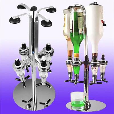 Dispenser Bebidas Giratório Dosador Automático 4 Garrafas