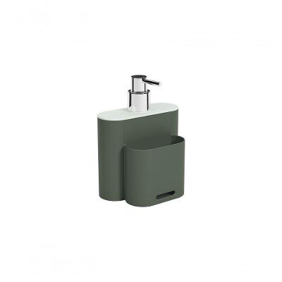 Dispenser 500 Ml Plástico Cor Verde Amazon E Eco Natural Linha Flora Coza