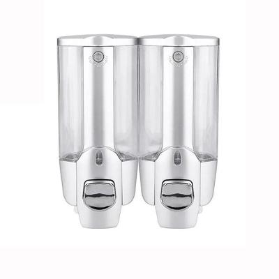 Dispenser Duplo Gel Shampoo Sabonete Liquido Alcool Shopping Hotel