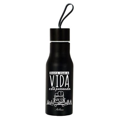 Garrafa Inox 460Ml Com Frase - Art Brink