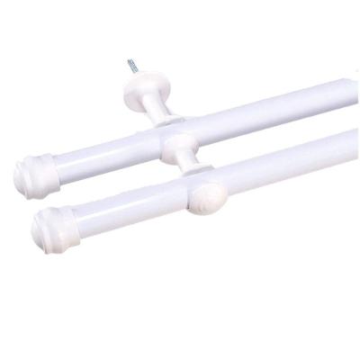 Varão de Cortina Duplo 3 Metros 19mm x 19mm Branco