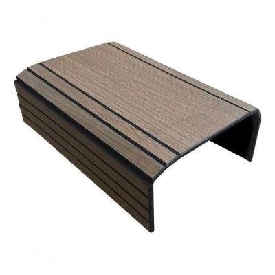 Kit 4un Suporte Esteira Reto Flexível para Braço Sofá Marrom