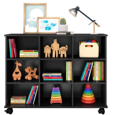 Nicho Organizador Multifuncional com Rodízios Toys Preto