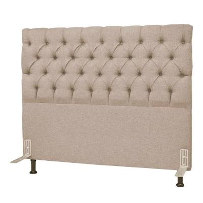Cabeceira Cama Box Casal 140cm Cristal Bege