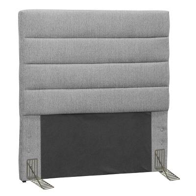 Cabeceira Quarto Solteiro 90cm Greta Linho Cinza