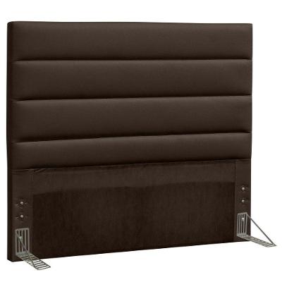 Cabeceira Quarto Casal Queen Greta 160cm Corano Marrom