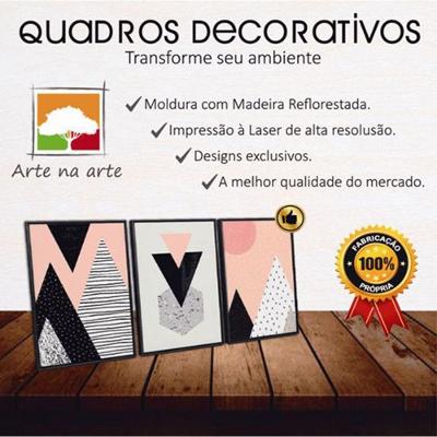 Conjunto Quadros Decorativos 4pç 20x20 Paixão Por Cozinhar 2 Titulos Moldura Branca