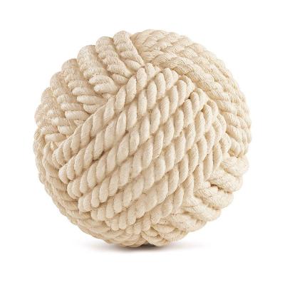 Enfeite Decorativo esfera em Poliresina Off White 19x19cm