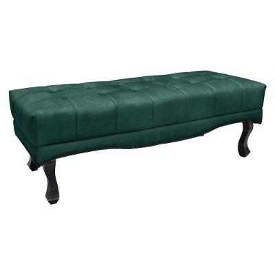 Calçadeira Recamier Casal 1,40M Cor Verde Floresta