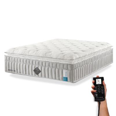 Colchão De Látex Híbrido Qgel Com Cobre Solteiro King 96x203cm