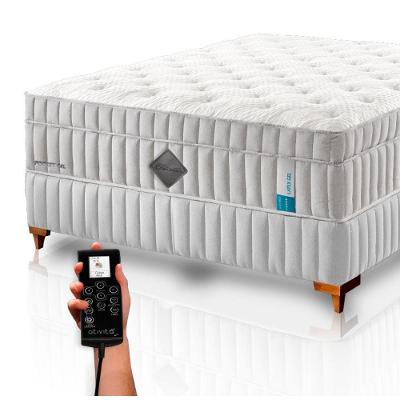 Colchão De Látex Qgel Com Cobre Box Solteiro King 96x203cm