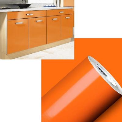 Envelopamento Adesivo Vinil 4mx50cm Laranja