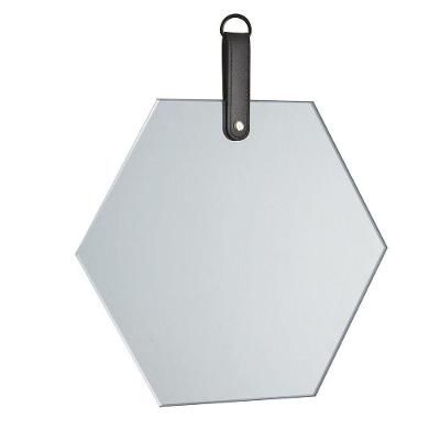 Espelho Hexágono em Vidro Fumê 27x26 Cm D´rossi