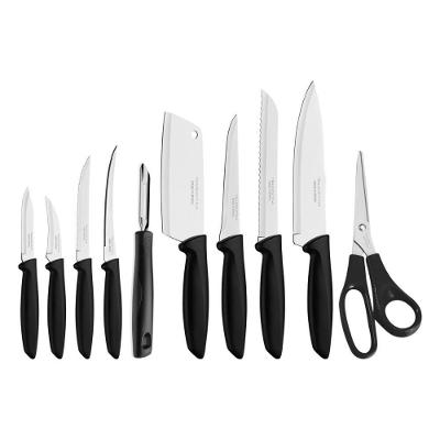 Jogo De Facas Tramontina Plenus Inox Preto 10pçs